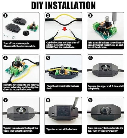 100-Watt Rotary Line Dimmer